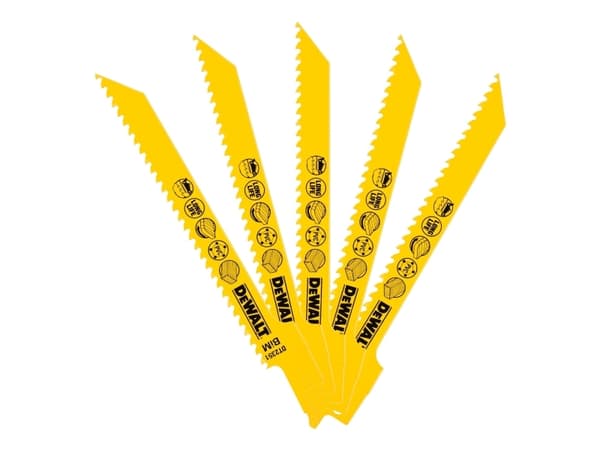 DeWALT DT2351-QZ, Tigersågblad, 5 styck
