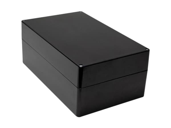 Hammond Electronics Universal-kaappi 400 x 250 x 160 Polyesteri Musta 1 kpl 1 kpl
