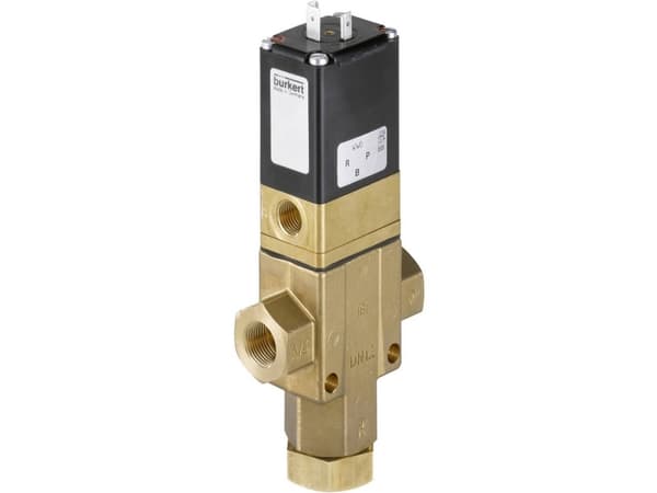 Bürkert Servo-avusteinen venttiili 361945 6430 24 V/AC G 1 holkki Nimellismitta 110 mm Off-asento auki 1 kpl