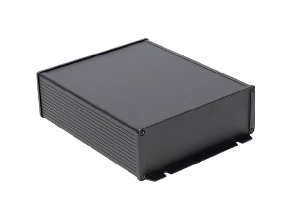 Hammond Electronics Universal-kaappi 220 x 165 x 55 Alumiini Musta 1 kpl 1 kpl