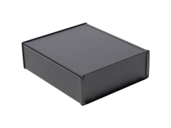 Hammond Electronics Universal-kaappi 220 x 165 x 55 Alumiini Musta 1 kpl 1 kpl
