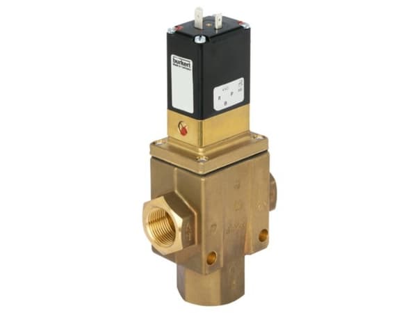 Bürkert Servostyret ventil 363110 6430 24 V/DC G 1/2 muffe Nominel dimension 76 mm Off-position åben 1 stk