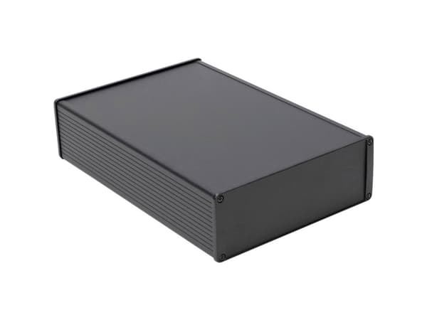 Hammond Electronics Universal-kaappi 280 x 165 x 55 Alumiini Musta 1 kpl 1 kpl