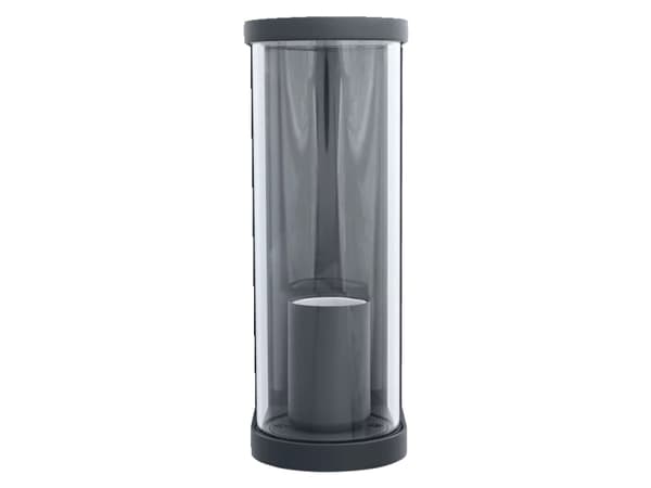 LEDVANCE ENDURA, Vegglys, Mørkegrå, Aluminium, Glass, IP44, Inngang, Fasade, I