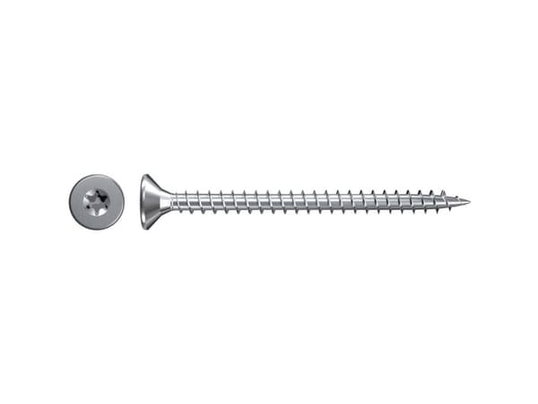 Fischer 551095 Spånplade-skrue 3.5 mm 35 mm Sekskant Galvaniseret 1000 stk