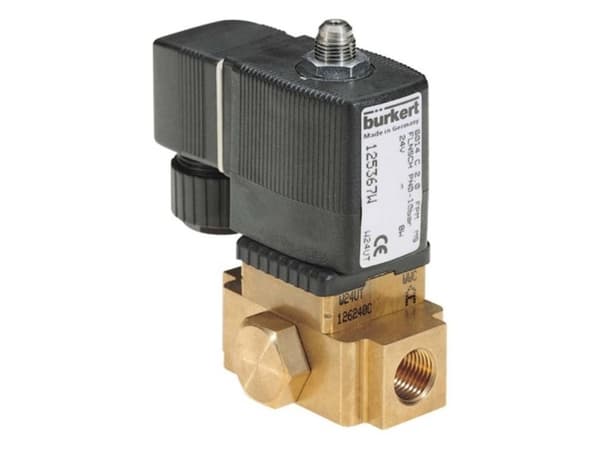 Bürkert Løfteankerventil 125367 6014 24 V Flange, G 1/8 Nominel dimension 2 mm Direkte virkende 1 stk