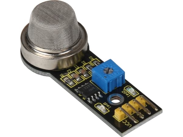Joy-iT SEN-MQ4, Gass-sensor, Arduino/Raspberry Pi, Alle merker, Svart, 52 mm, 20 mm