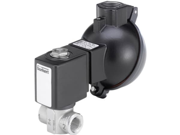 Bürkert Stempelventil 349325 6240 230 V G 1/4 Nominel dimension 6 mm Tvangsstyret 1 stk