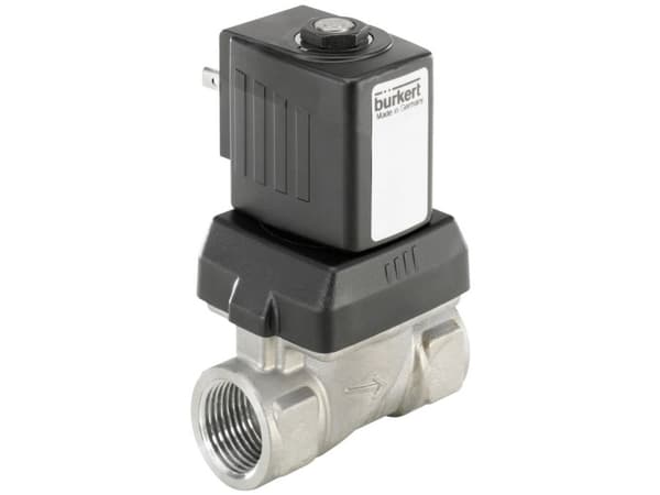 Bürkert Membranventil 222184 6213 24 V NPT 1/2 Muffe Nominel dimension 20 mm Servostyret 1 stk