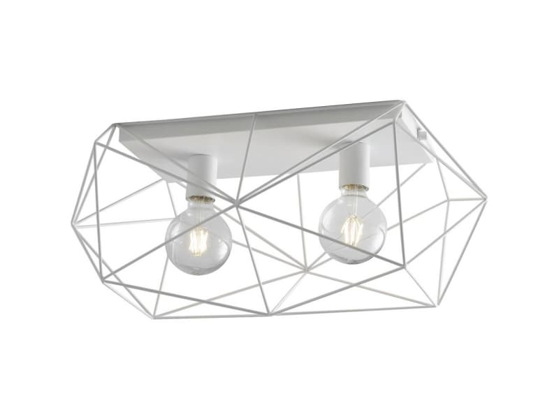 ECO-Light I-ABRAXAS-PL2 BCO ABRAXAS Taklampa E27 120 W Vit