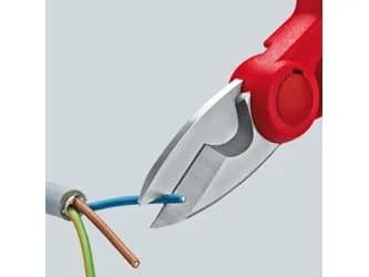 Knipex 95 05 10 SB, Blå, Röd, Rostfritt stål, Plast, 190 mm, 135 g