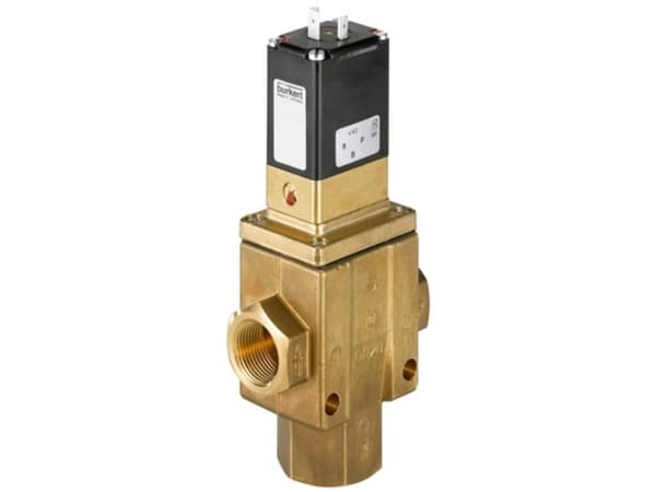 Bürkert Servo-avusteinen venttiili 361863 6430 110 V/AC G 1 holkki Nimellismitta 110 mm Pois-asento suljettu 1 kpl