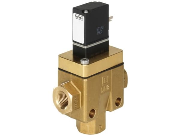 Bürkert Servo-avusteinen venttiili 357625 6430 24 V/DC G 1/4 pistorasia Nimellismitta 65 mm Off-asento auki 1 kpl