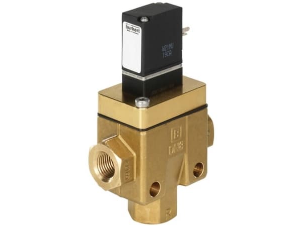 Bürkert Servo-avusteinen venttiili 357625 6430 24 V/DC G 1/4 pistorasia Nimellismitta 65 mm Off-asento auki 1 kpl