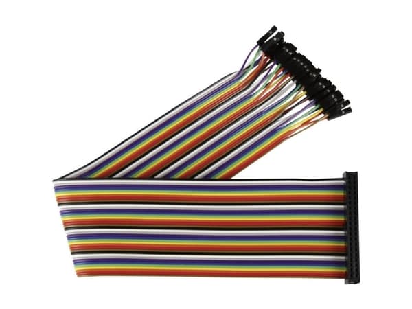 Joy-it RB-CB2-030 Jumper-kaapeli Raspberry Pi [40x Threadbro-pistorasia - 40x Threadbro-pistorasia] 30.00 cm Monivärinen sis. nastat