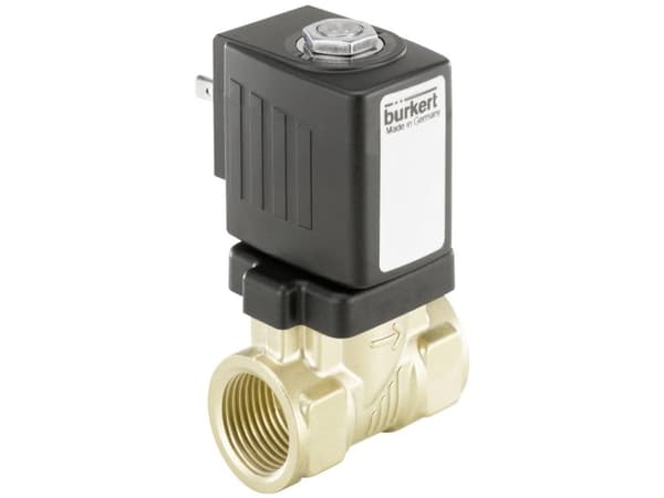 Bürkert Membranventil 273544 6213 24 V NPT 1/2 Muffe Nominel dimension 10 mm Servostyret 1 stk