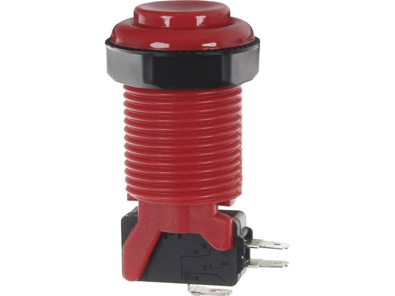 Joy-it Button-RED Inputenhed Rød Passer til (single-board computer) Arduino, Banana Pi, Cubieboard, pcDuino, Raspberry Pi®, Raspberry Pi® 2 B, Raspbe