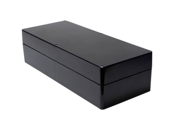 Hammond Electronics Universal-kaappi 600 x 250 x 160 polyesteri musta 1 kpl 1 kpl