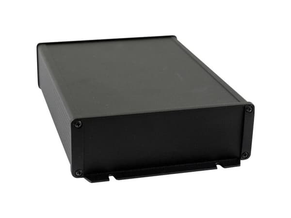 Hammond Electronics Universal-kaappi 220 x 165 x 55 Alumiini Musta 1 kpl 1 kpl