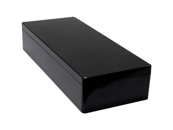 Hammond Electronics Universal-kaappi 600 x 250 x 120 polyesteri musta 1 kpl