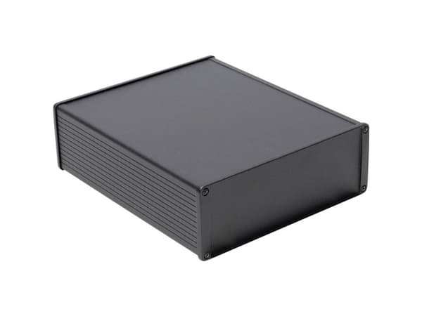Hammond Electronics Universal-kaappi 220 x 165 x 55 Alumiini Musta 1 kpl 1 kpl
