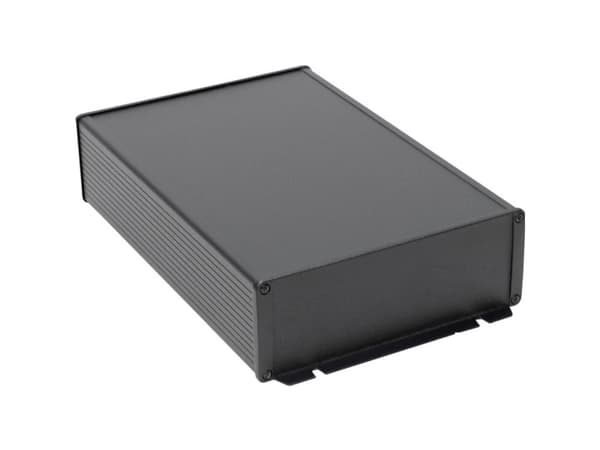 Hammond Electronics Universal-kaappi 280 x 165 x 55 Alumiini Musta 1 kpl 1 kpl