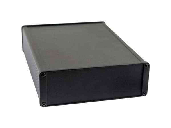 Hammond Electronics Universal-kaappi 220 x 165 x 55 Alumiini Musta 1 kpl 1 kpl