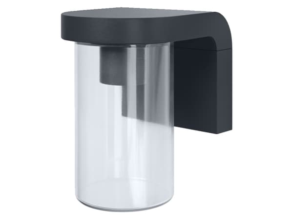 LEDVANCE ENDURA Classic Cascade, Vegglys, Grå, Aluminium, Glass, IP44, Fasade, Gangsti, Terrasse, I Grå