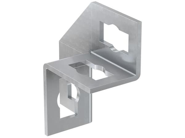 Fischer Universalvinkel Galvaniseret stål 533733 10 stk