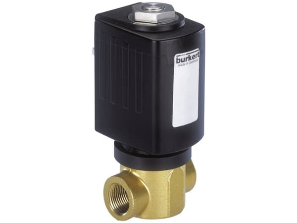 Bürkert Løfteankerventil 307751 6027 24 V NPT 3/8 Nominel dimension 3 mm Direkte virkende 1 stk
