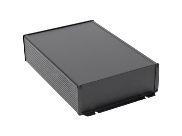 Hammond Electronics Universal-kaappi 280 x 165 x 55 Alumiini Musta 1 kpl 1 kpl
