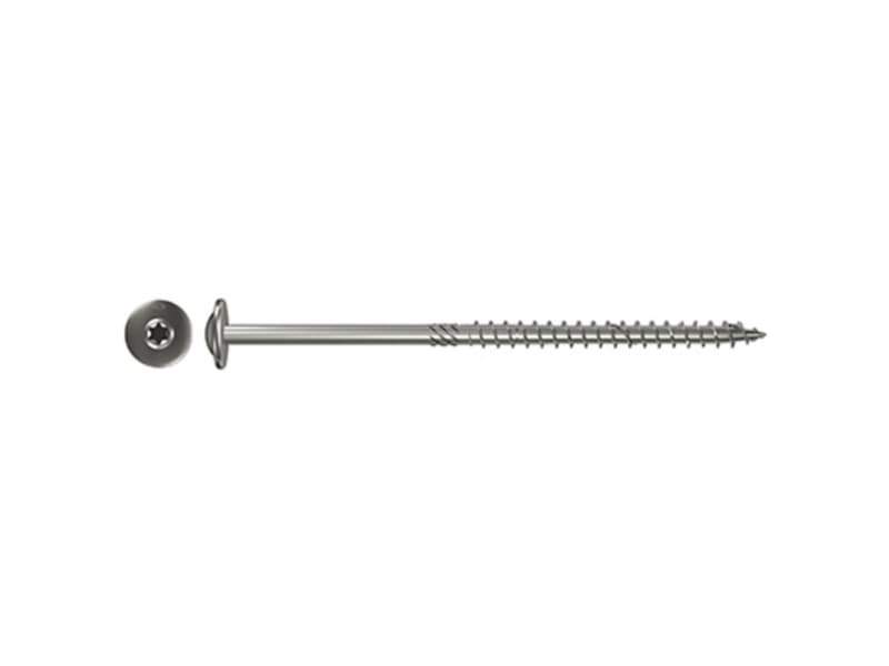Fischer 657438 Träskruv 6 mm 160 mm Hexagon Galvaniserad 100 st