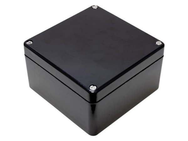 Hammond Electronics Universal-kaappi 160 x 160 x 90 polyesteri musta 1 kpl 1 kpl
