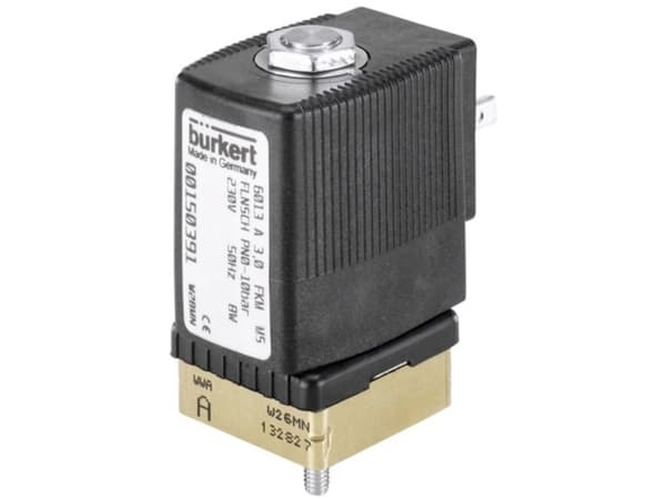 Bürkert Løfteankerventil 209268 6013 12 V Flange Nominel dimension 3 mm Direkte virkende 1 stk