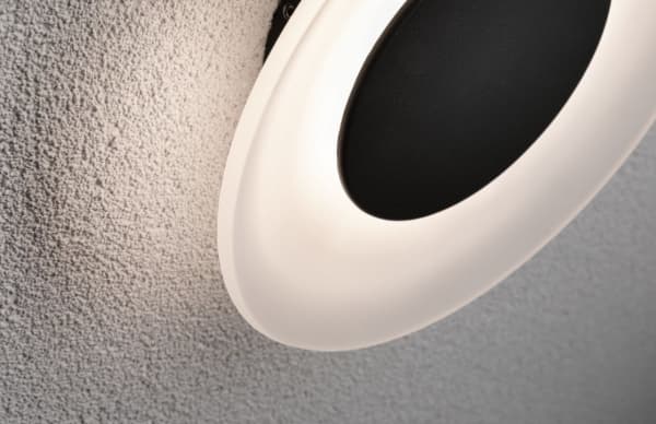 Paulmann 94409, Väggbelysning för utomhusbruk, Antracit, Gjuten aluminium, IP44, Fasad, II