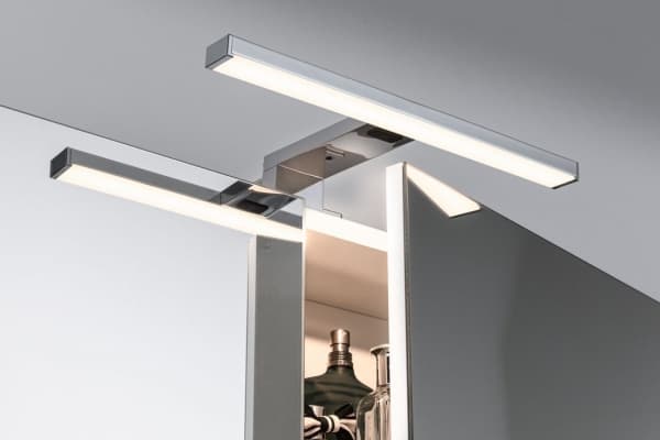 Paulmann Selo, Krom, akryyli, alumiini, IP44, 3,7 W, 400 lm, 2700 K