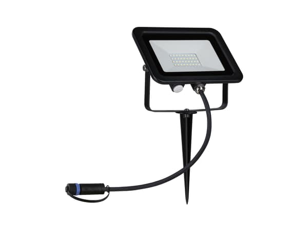 Paulmann Plug & Shine, Maavalaistus ulkokäyttöön, Musta, Alumiini, IP65, Puutarha, III