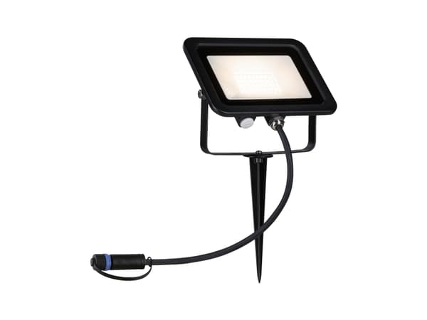 Paulmann Plug & Shine, Maavalaistus ulkokäyttöön, Musta, Alumiini, IP65, Puutarha, III musta