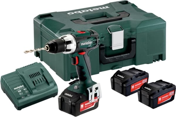 Metabo BS 18 LT SET - Drill/driver - trådløs - 2 hastigheter - nøkkelfri borhylse 13 mm - 60 N·m - 3 batterier - 18 V