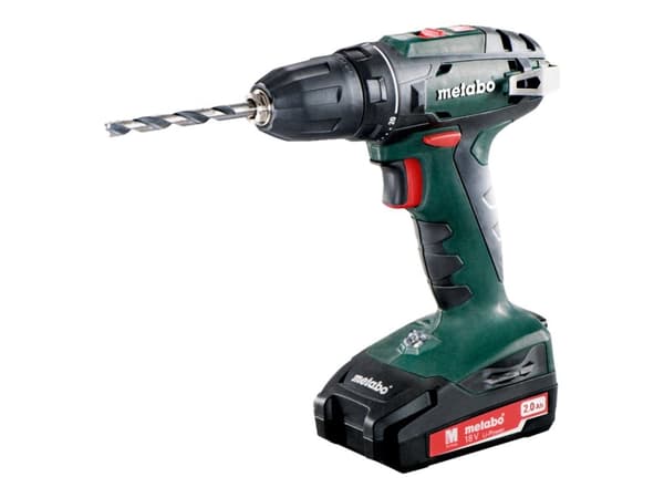 Metabo BS 18 LT SET - Drill/driver - trådløs - 2 hastigheter - nøkkelfri borhylse 13 mm - 60 N·m - 3 batterier - 18 V