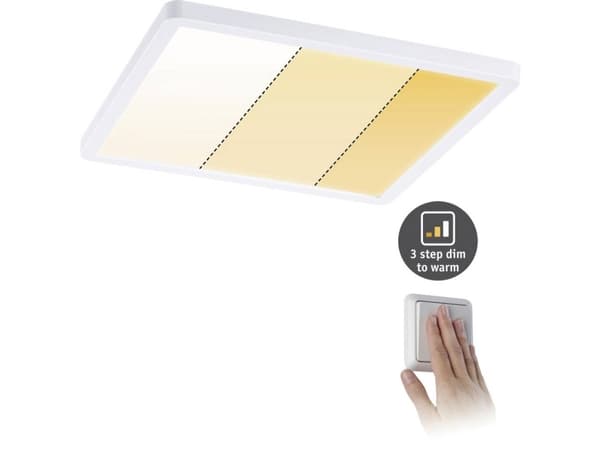 Paulmann 929.94, Glödlampan/-lamporna kan inte bytas ut, 2200 LM, IP44, Vit