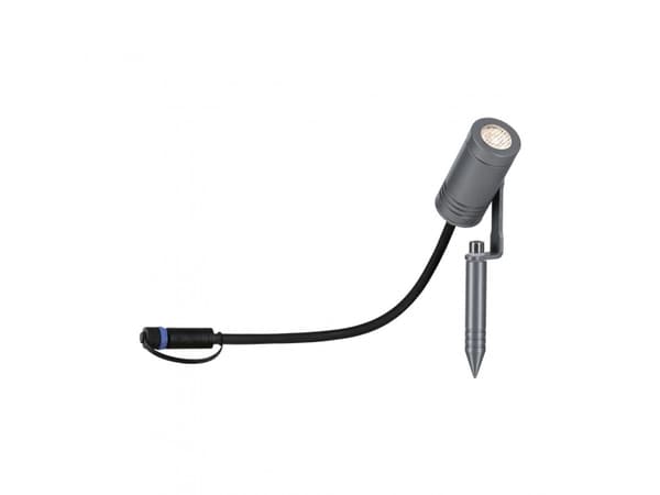 Paulmann 94368, Markbelysning utomhus, Grå, Gjuten aluminium, IP65, Trädgård, III