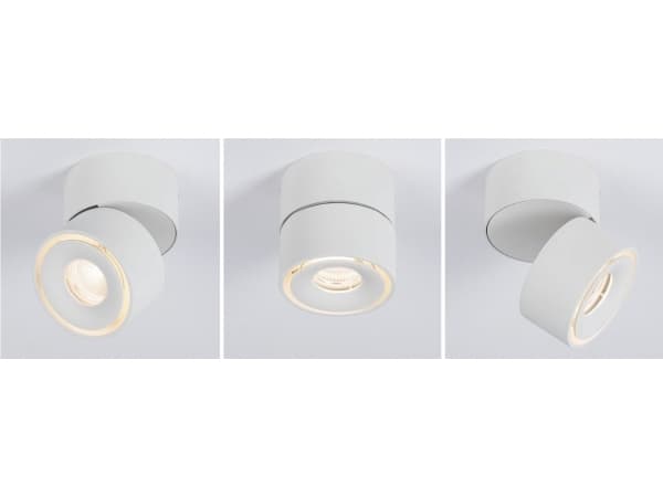 Paulmann 93373, Utanpåliggande spotlight, 1 lampor, LED, 8 W, 3000 K, Vit