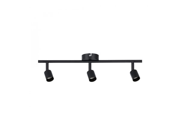 Paulmann Carolina, Overflateegnet, GU10, 3 ampuller, Sort