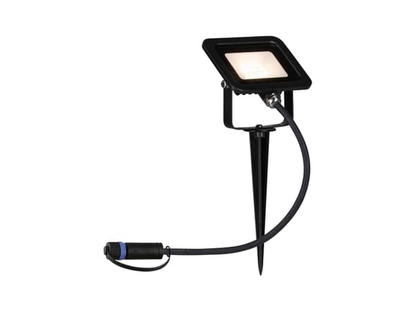 Paulmann Plug & Shine, Utendørs bakkebelysning, Sort, Aluminium, IP65, Hage, III Sort
