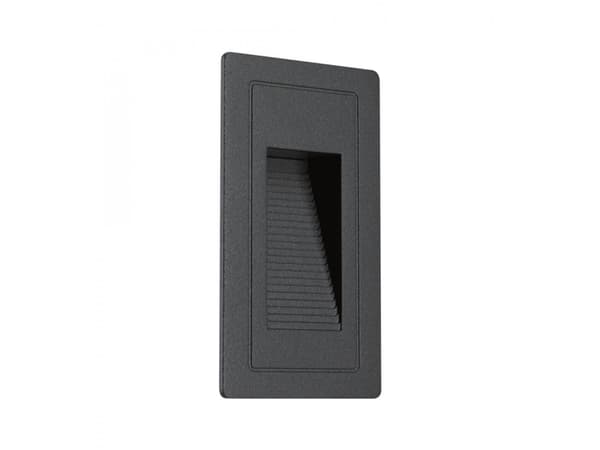 Paulmann 94382, Väggbelysning för utomhusbruk, Svart, Gjuten aluminium, IP44, Fasad, I