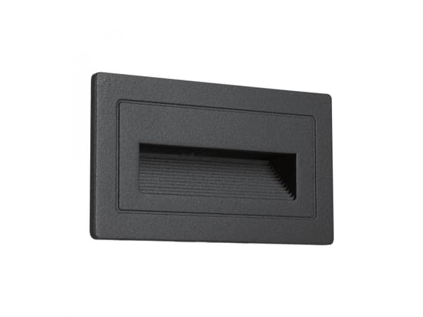 Paulmann 94383, Vegglys, Sort, Aluminium, Rustfritt stål, IP44, Hage, I