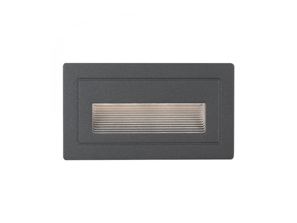 Paulmann 94383, Vegglys, Sort, Aluminium, Rustfritt stål, IP44, Hage, I