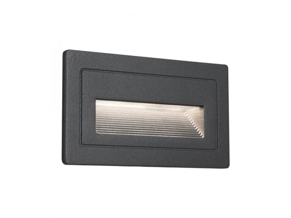 Paulmann 94383, Vegglys, Sort, Aluminium, Rustfritt stål, IP44, Hage, I