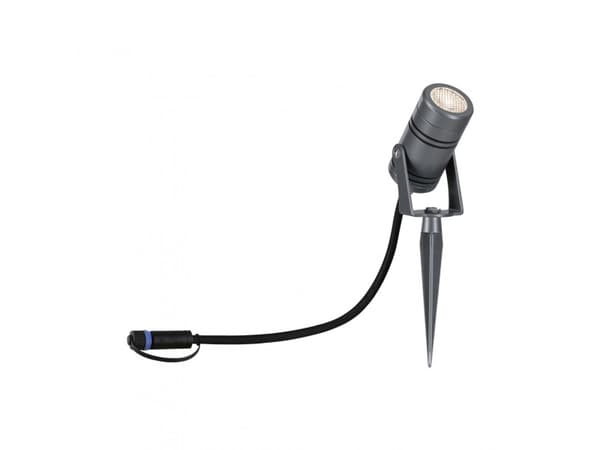 Paulmann 94367, Utendørs bakkebelysning, Grå, Aluminium, IP65, Hage, III